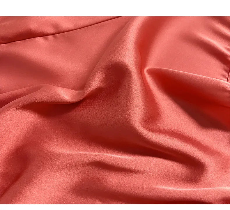 Women's Summer Ice Silk Pajama Shorts - Plus Size Satin Sleepwear Bottoms