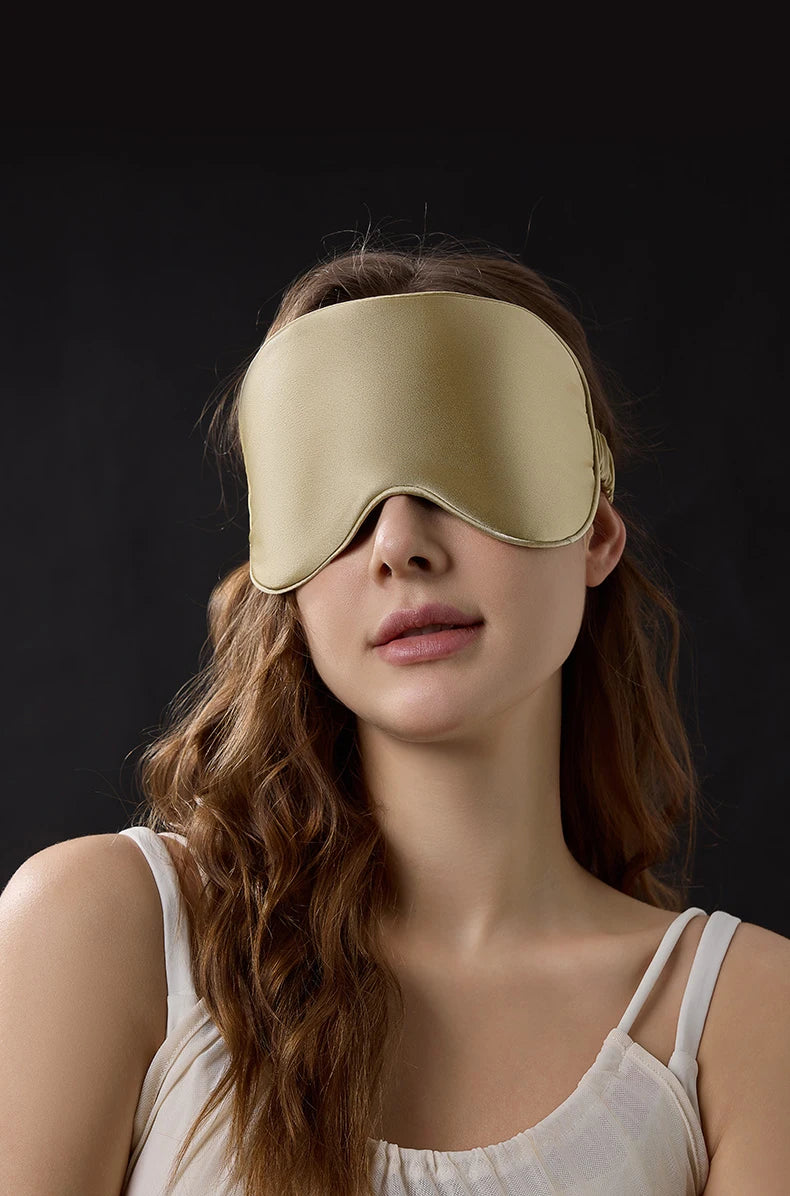 Luxurious 100% Mulberry Silk Sleep Mask - Premium 30 Momme Eye Mask