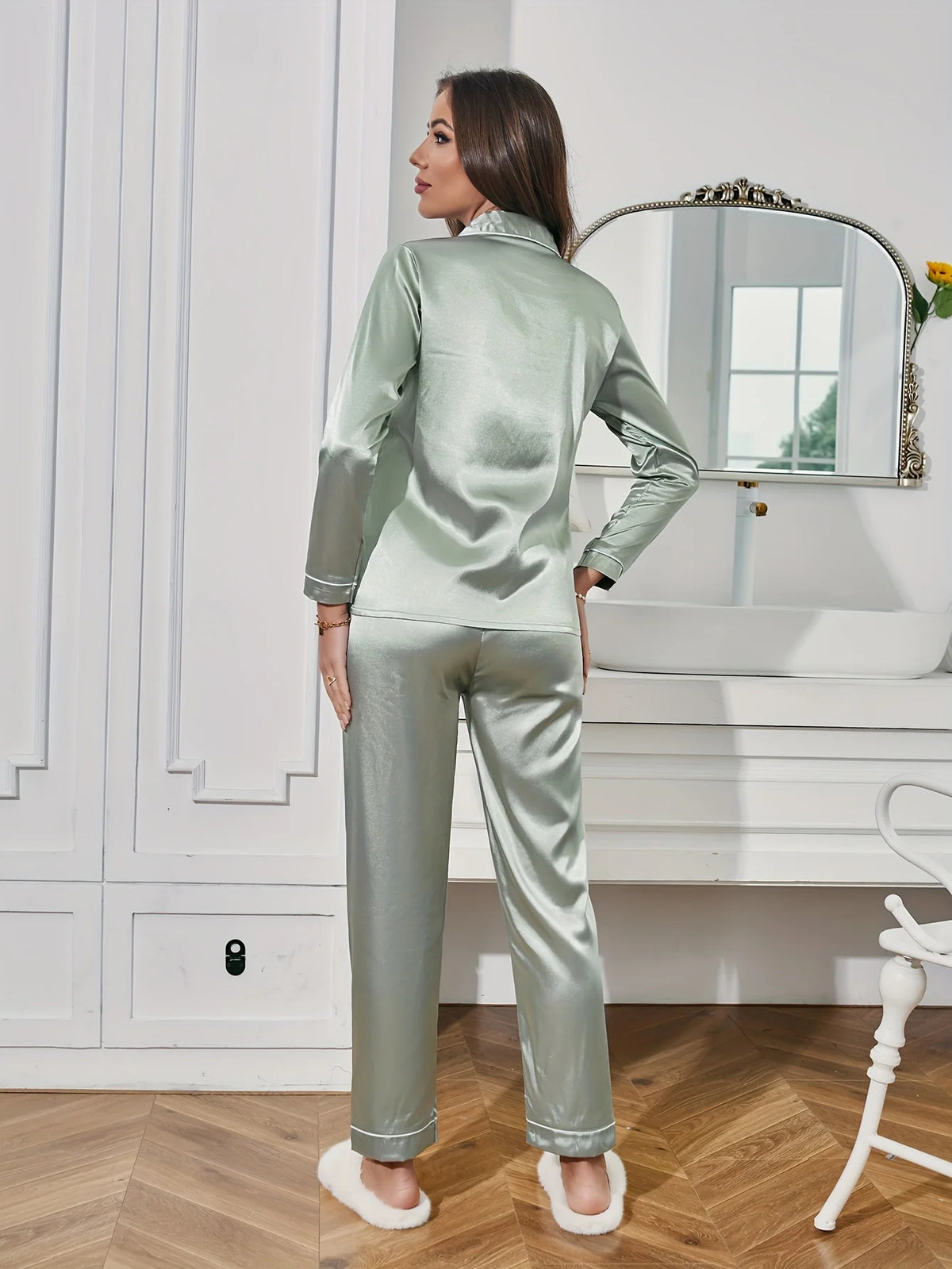 Serene Nights Classic Pajama Set – Sizes Through XXL