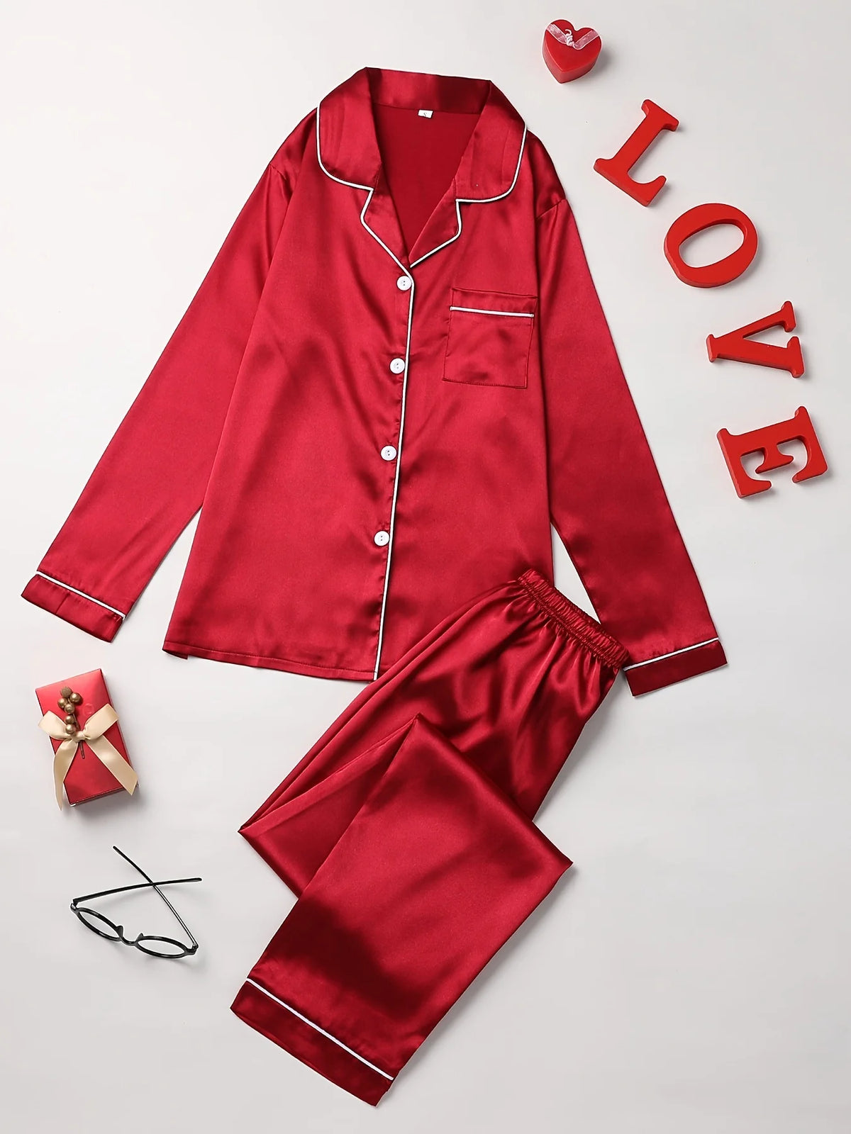 Serene Nights Classic Pajama Set – Sizes Through XXL
