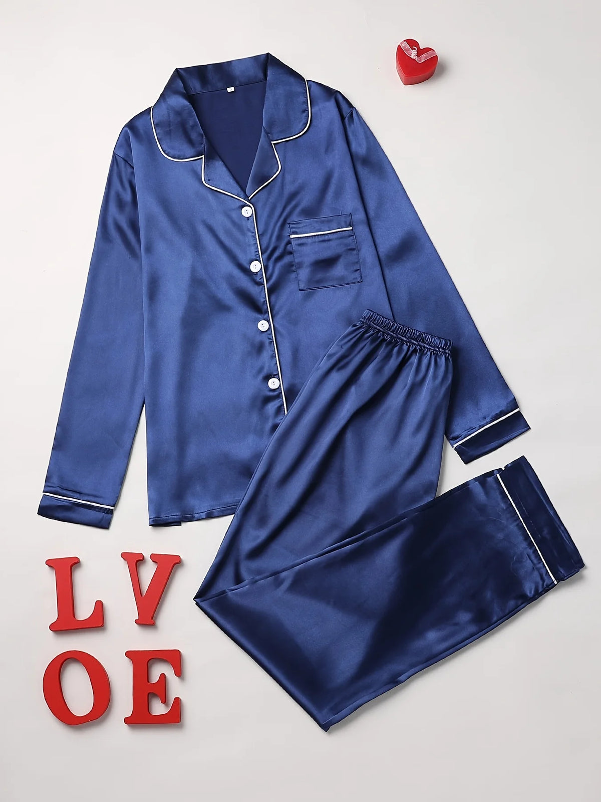 Serene Nights Classic Pajama Set – Sizes Through XXL