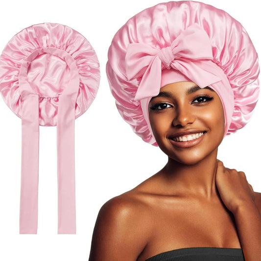 Unisex Satin Sleep Cap - Protective Hair Care Night Bonnet