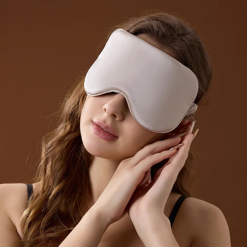 Luxurious 100% Mulberry Silk Sleep Mask - Premium 30 Momme Eye Mask