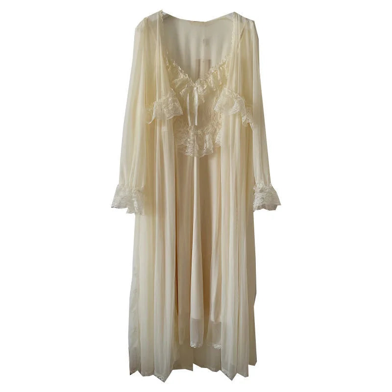 XXL Size Lace Court Nightdress
