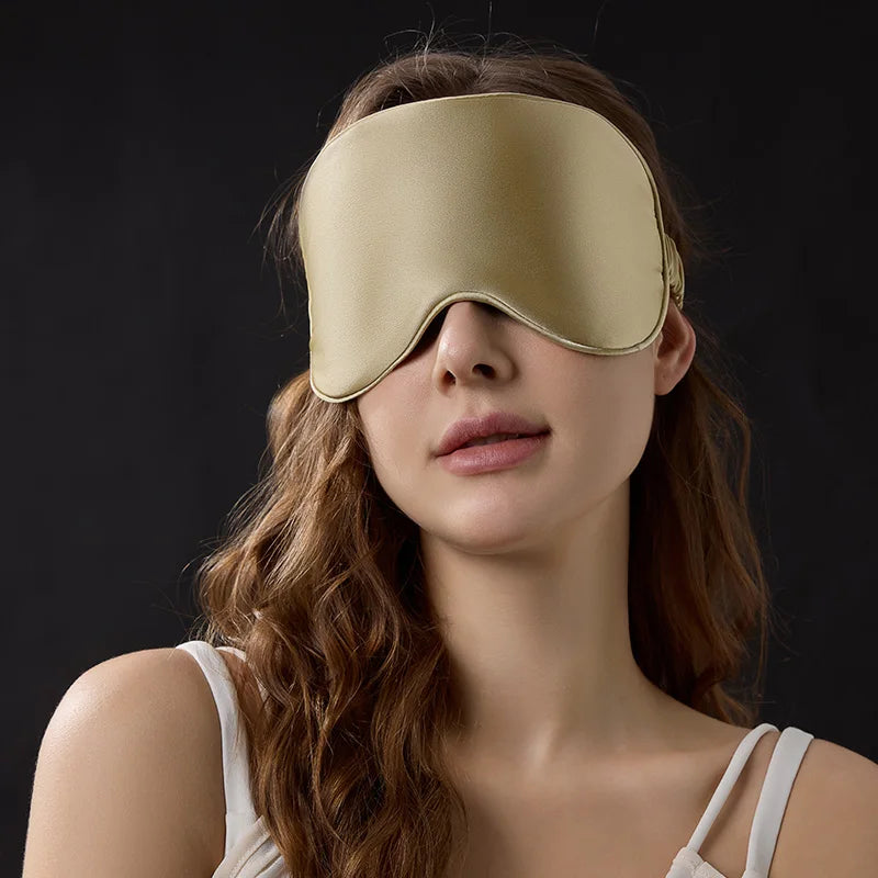 Luxurious 100% Mulberry Silk Sleep Mask - Premium 30 Momme Eye Mask