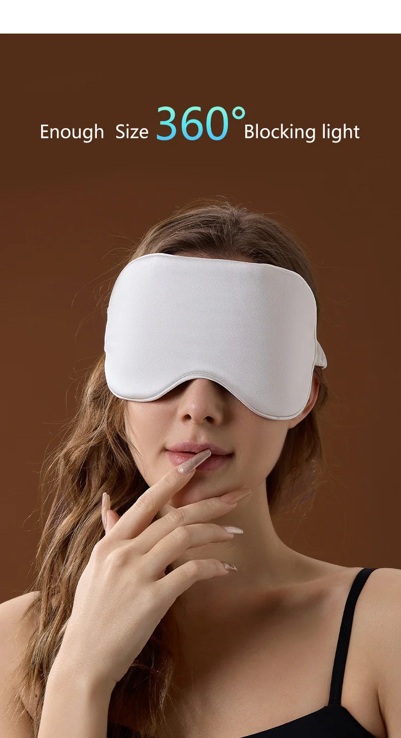 Luxurious 100% Mulberry Silk Sleep Mask - Premium 30 Momme Eye Mask