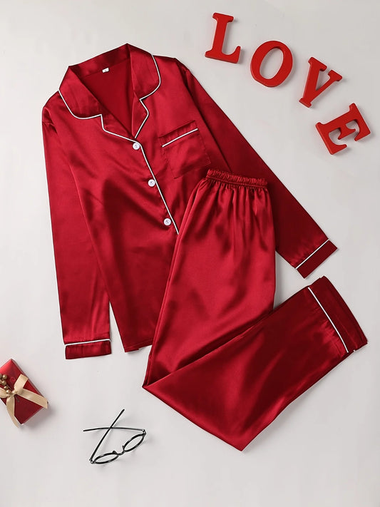 Serene Nights Classic Pajama Set – Sizes Through XXL