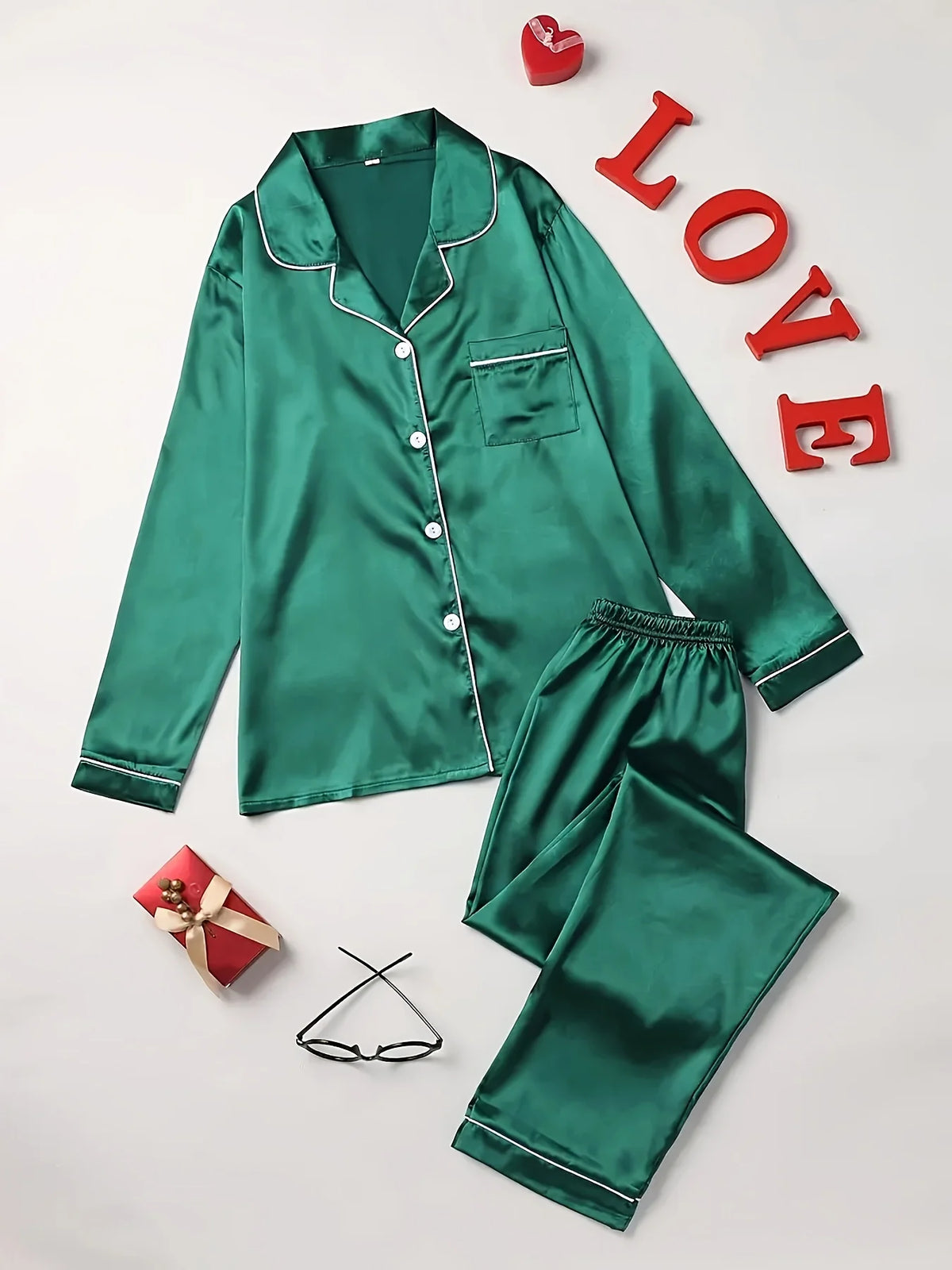 Serene Nights Classic Pajama Set – Sizes Through XXL
