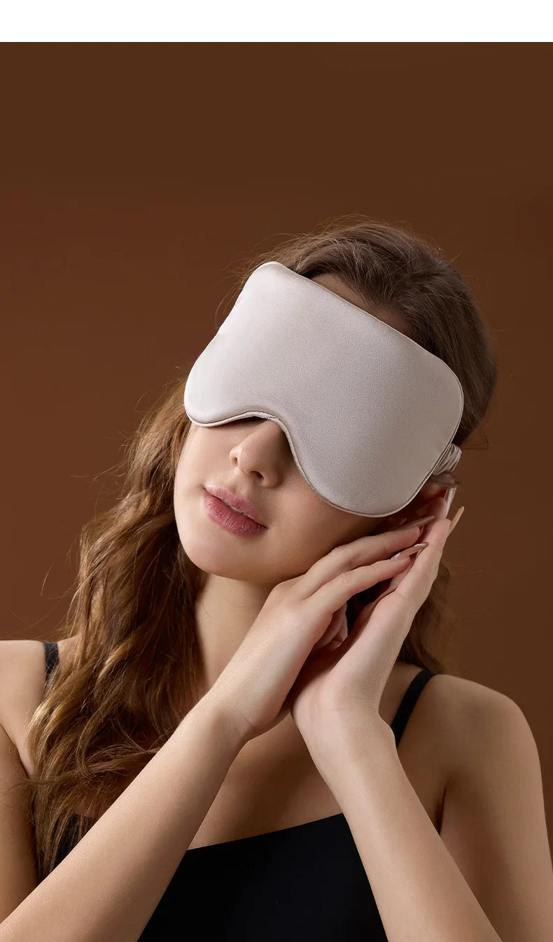 Luxurious 100% Mulberry Silk Sleep Mask - Premium 30 Momme Eye Mask