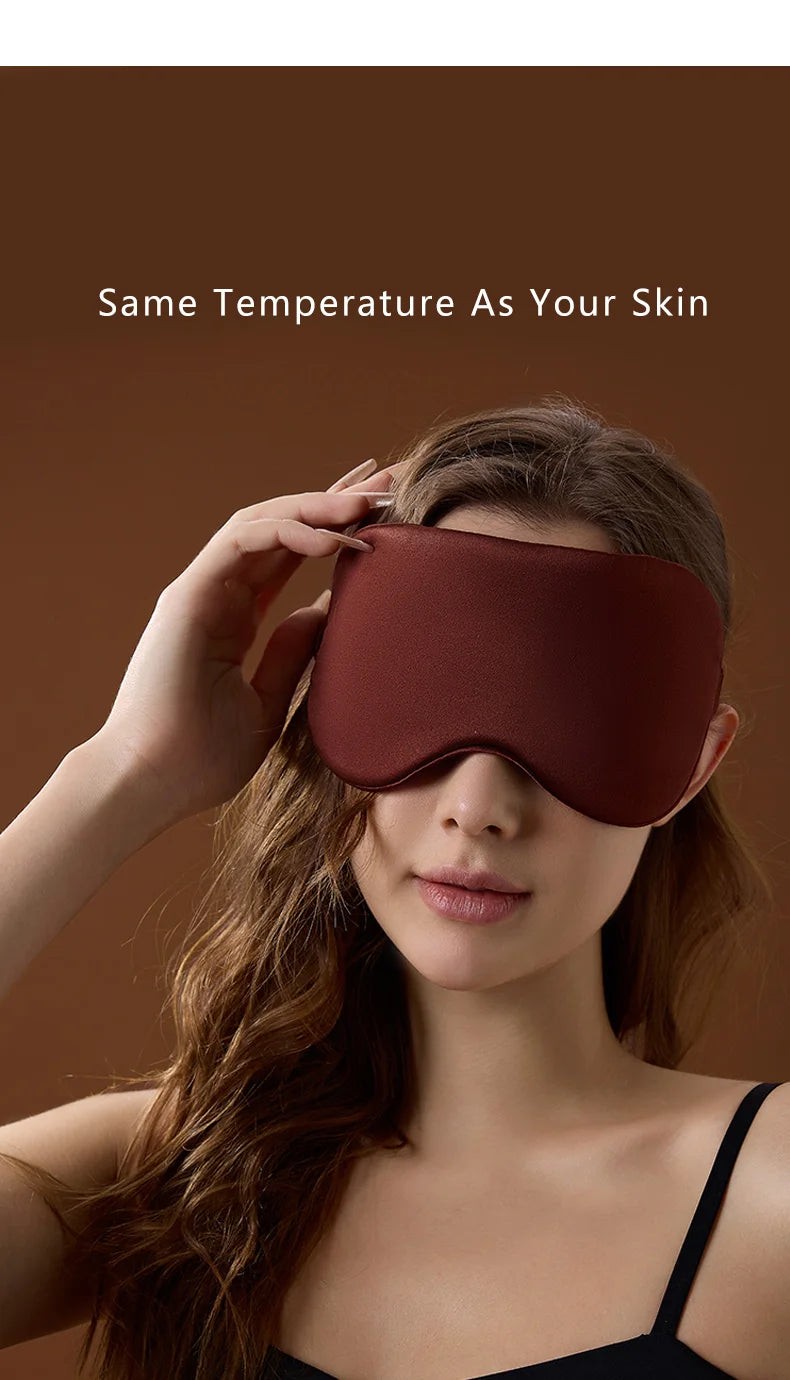 Luxurious 100% Mulberry Silk Sleep Mask - Premium 30 Momme Eye Mask