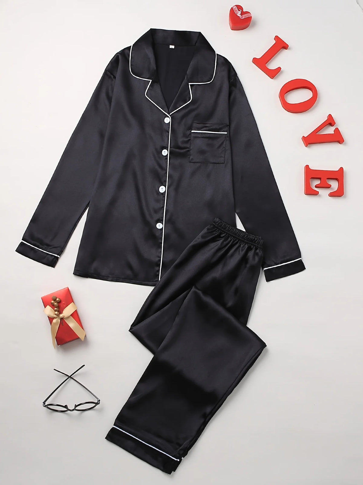 Serene Nights Classic Pajama Set – Sizes Through XXL